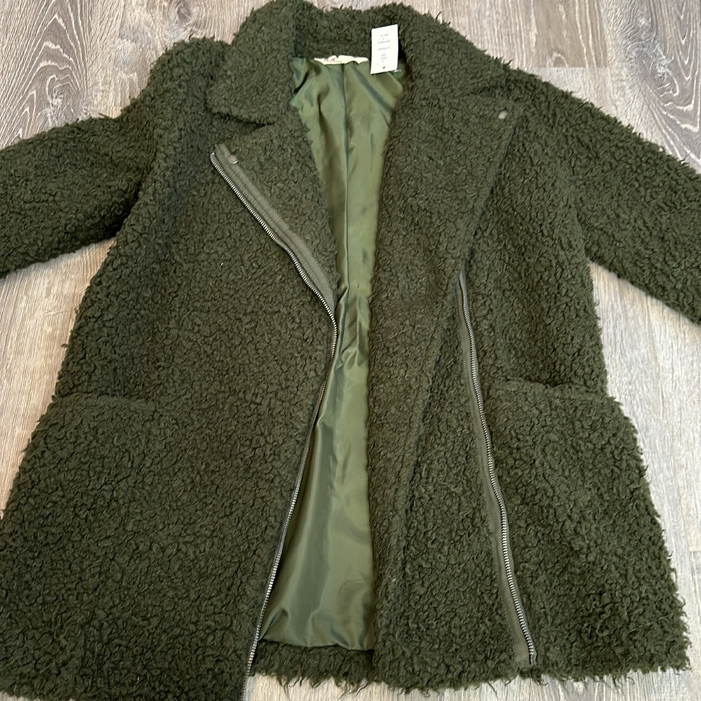 NWT Hollister military green Shepard jacket - Picture 4 of 6
